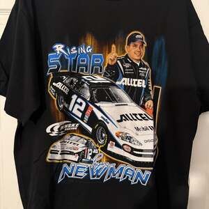 Chase Authentic Ryan Newman Shirt Men's XL Black Racing Classic Nascar